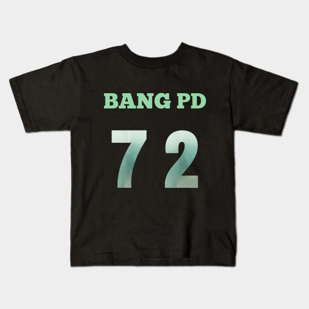 Bang PD 72 (BTS Bangtan Soyeondan HYBE Producer / Founder) Kids T-Shirt by e s p y